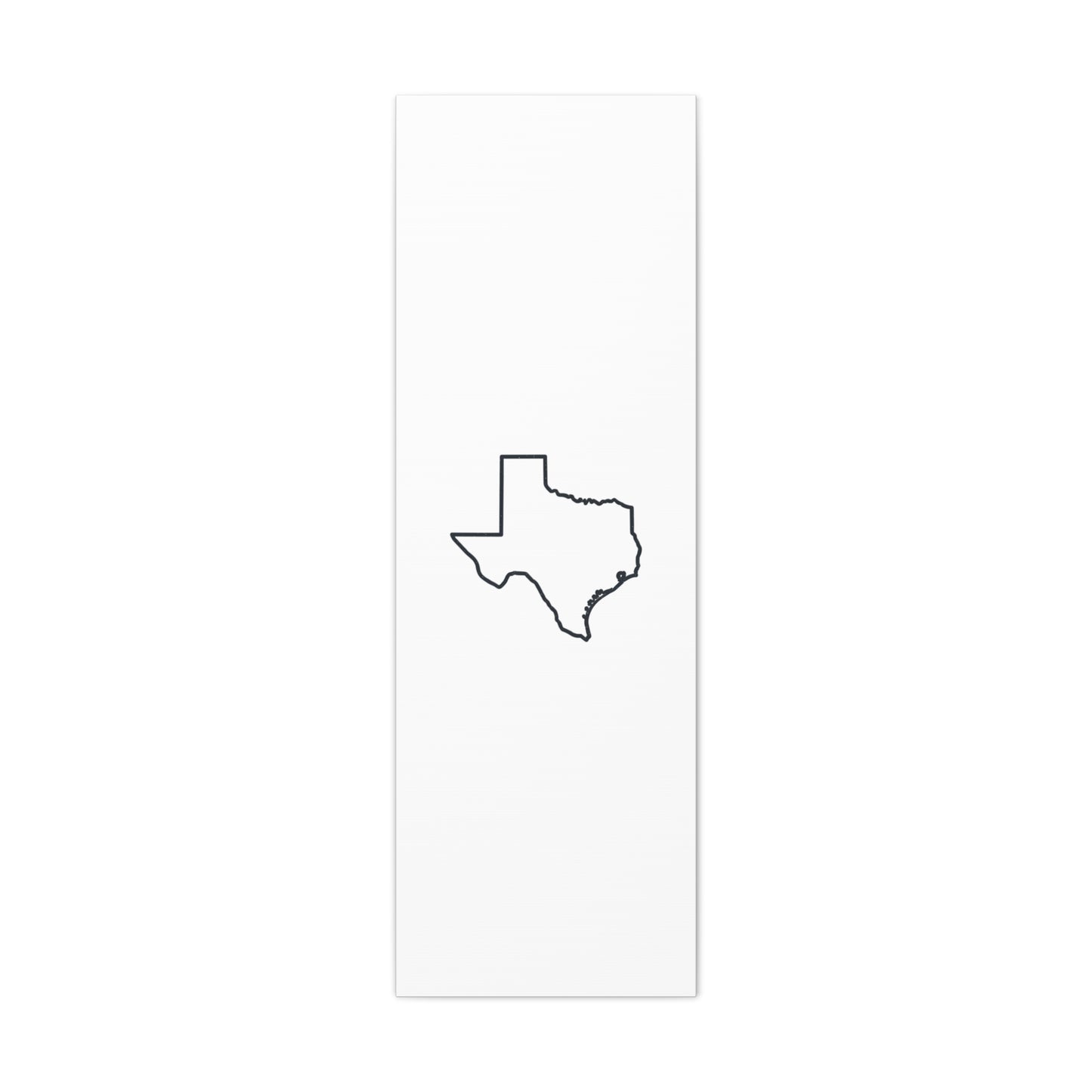 Texas Outline Canvas Wall Art
