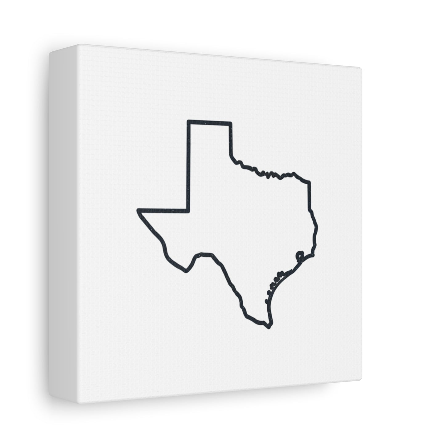Texas Outline Canvas Wall Art