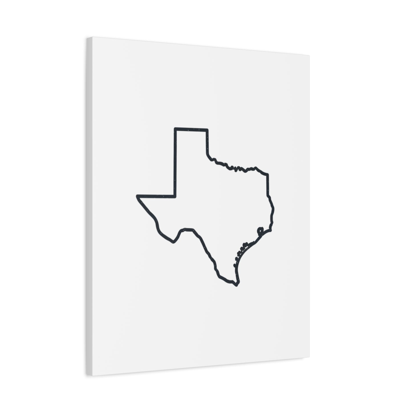 Texas Outline Canvas Wall Art