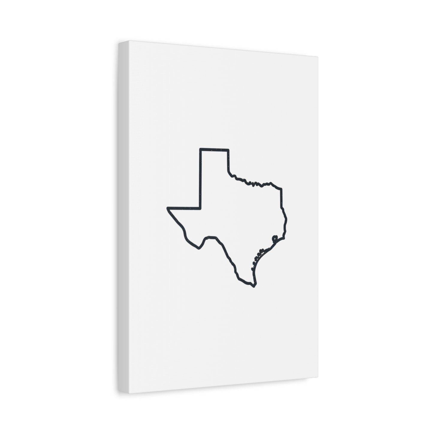 Texas Outline Canvas Wall Art