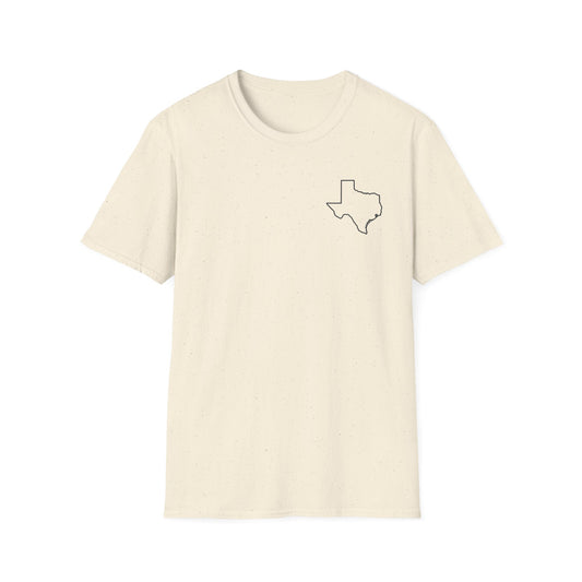 Texas Outline T-Shirt —  Logo Only