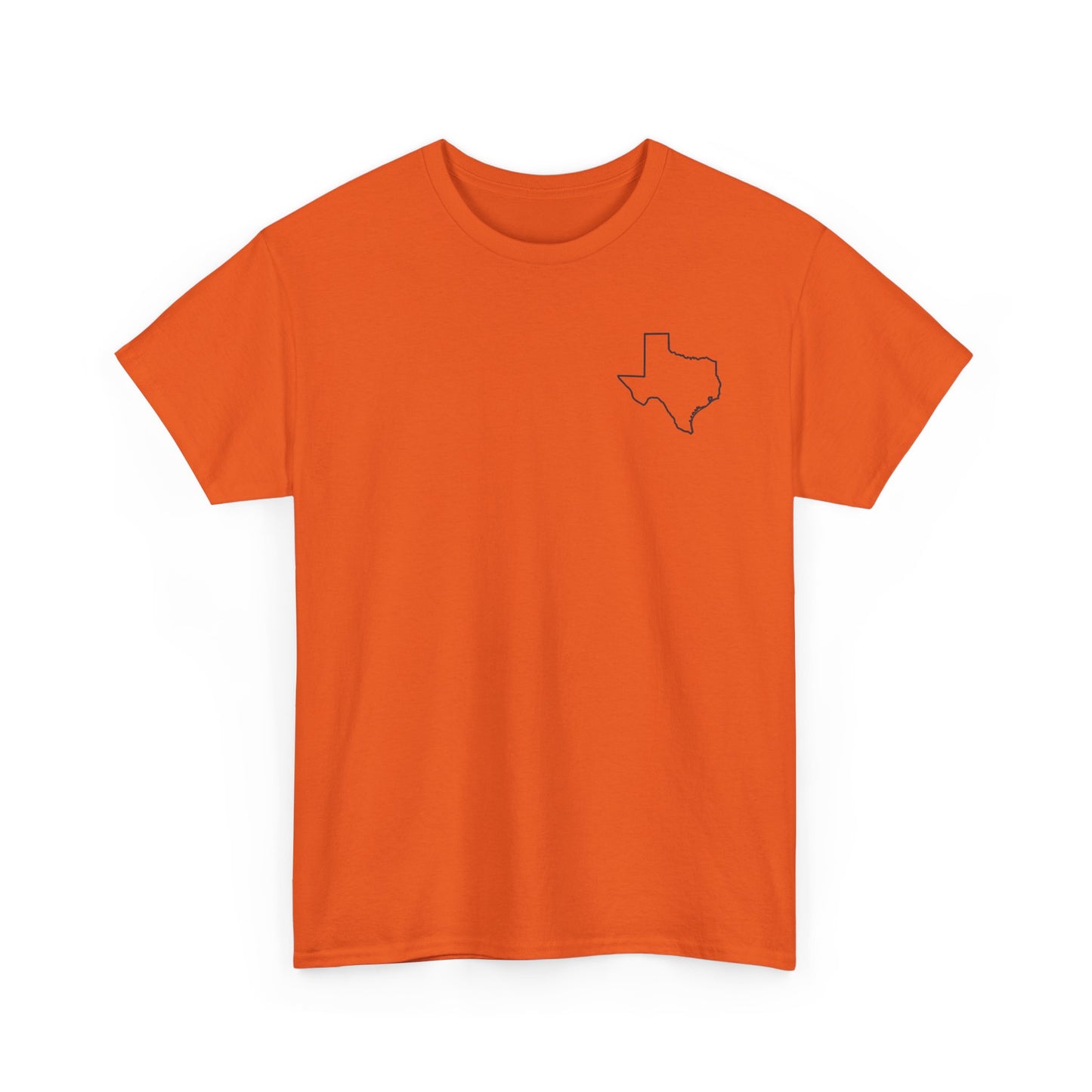 Texas Outline Tee — Minimal State Map T-Shirt