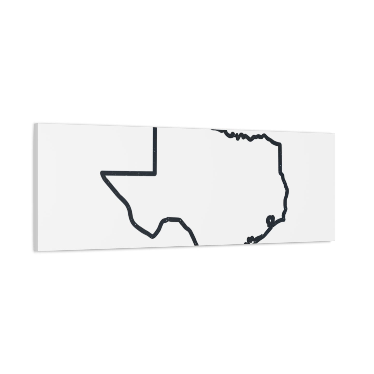 Texas Outline Canvas Wall Art