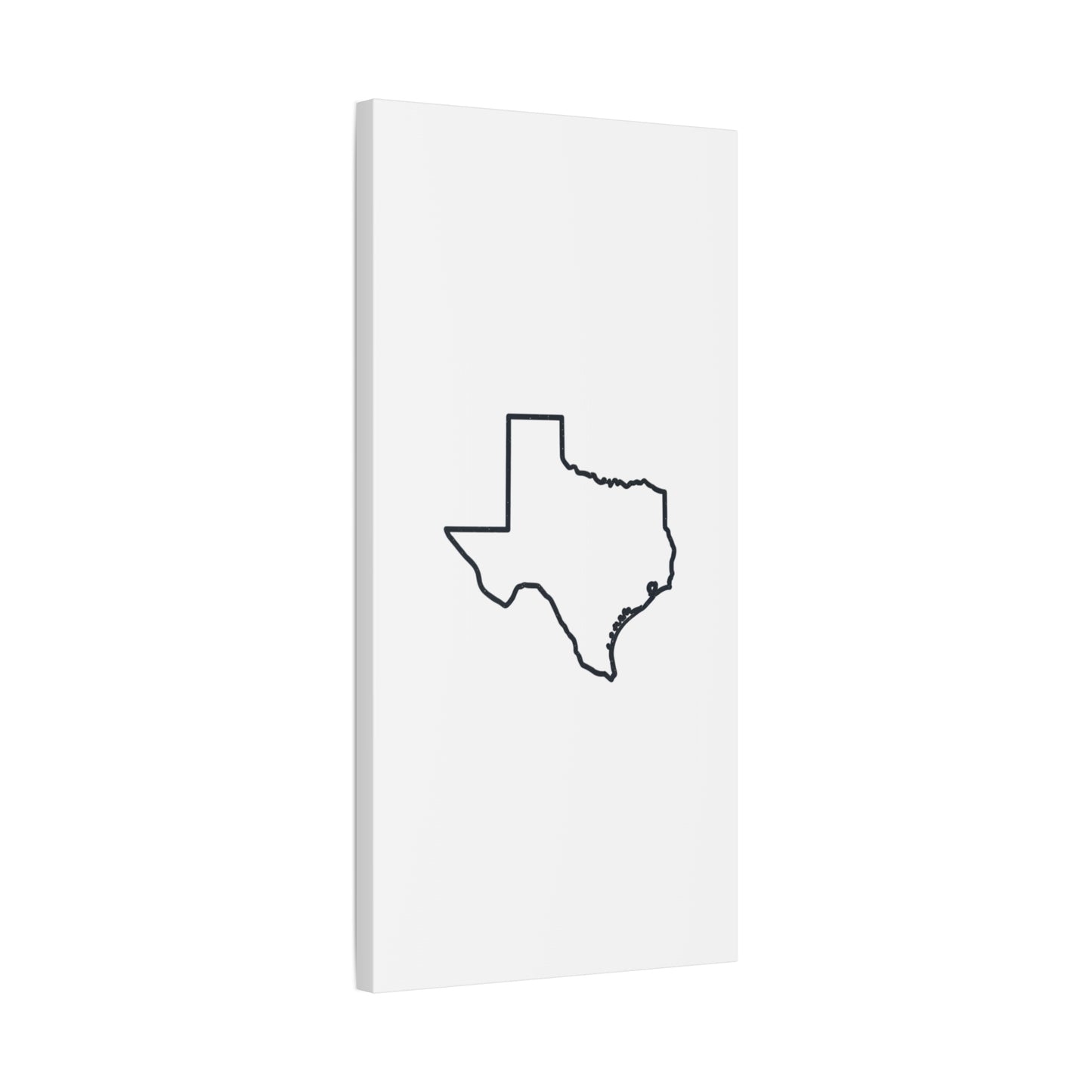 Texas Outline Canvas Wall Art