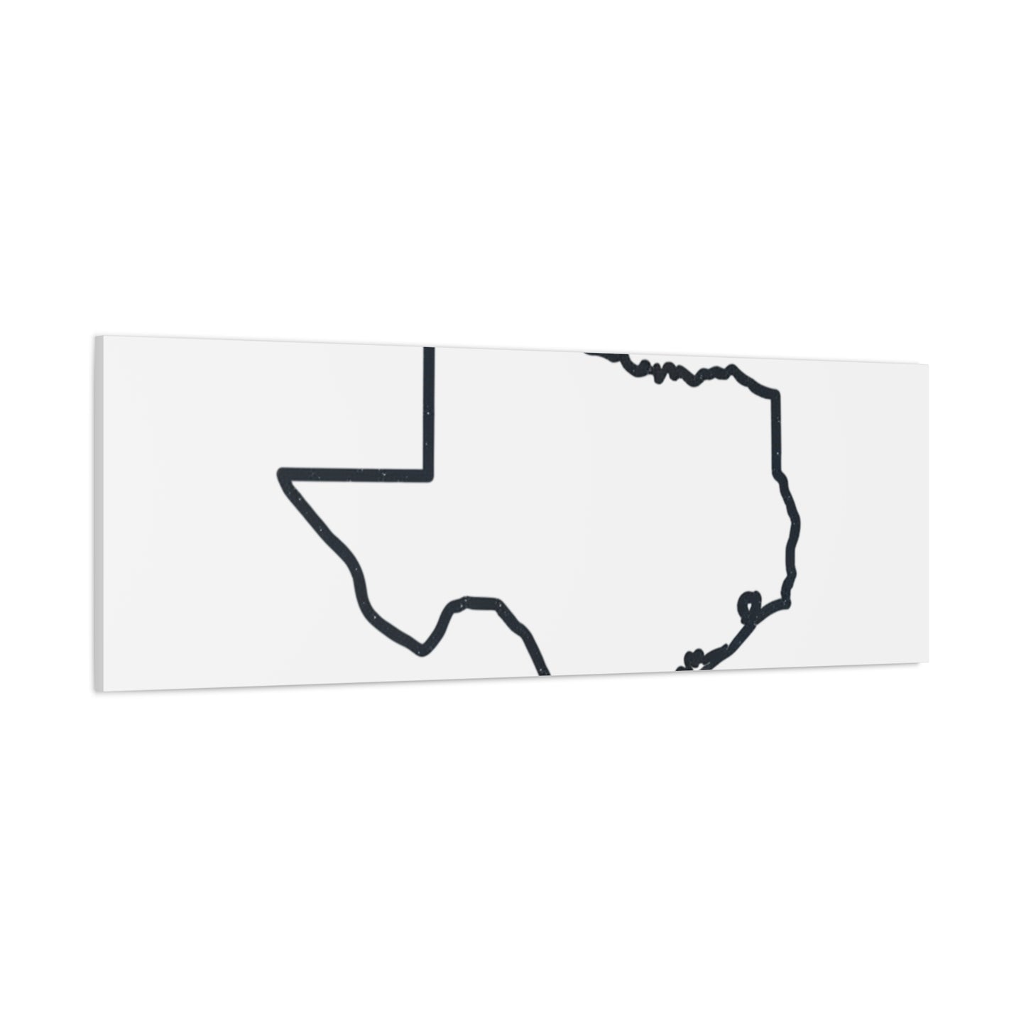 Texas Outline Canvas Wall Art