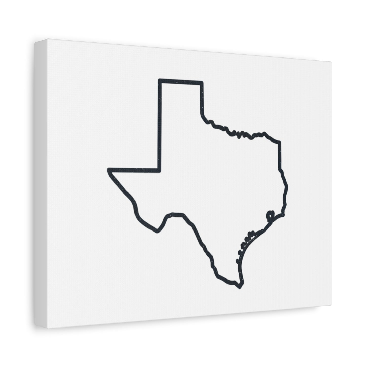 Texas Outline Canvas Wall Art