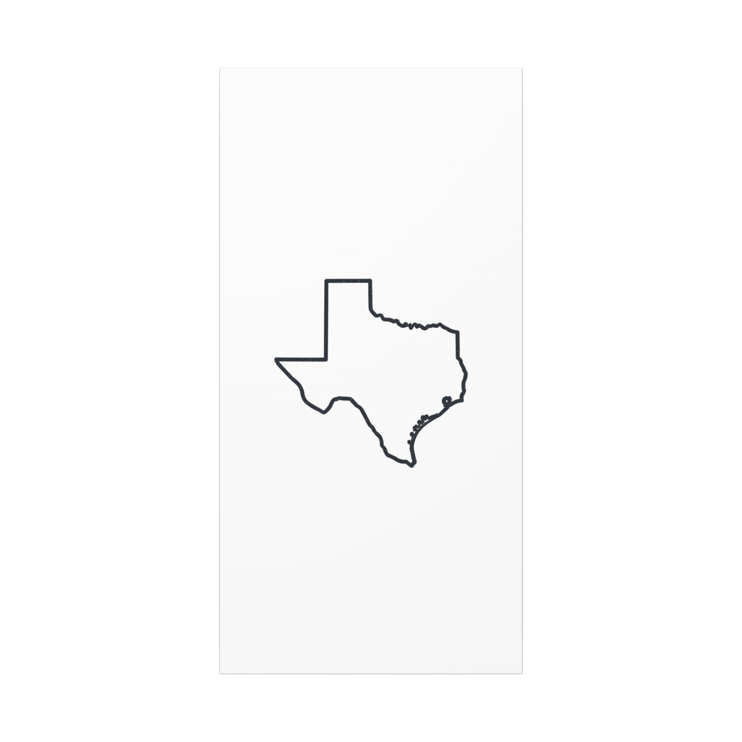 Texas Outline Canvas Wall Art