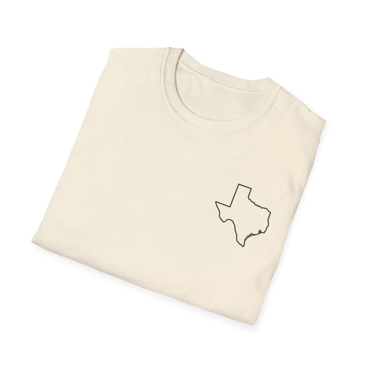 Texas Outline T-Shirt —  Logo Only